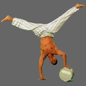 Capoeira-Akrobaten