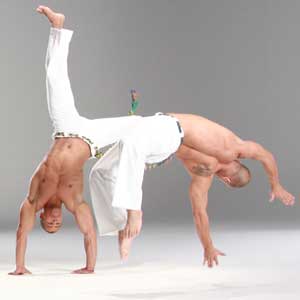 Capoeira-Akrobaten