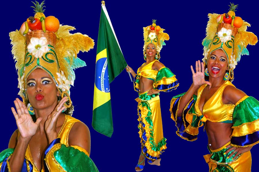 Kostüme vom Carnaval do Rio de Janeiro