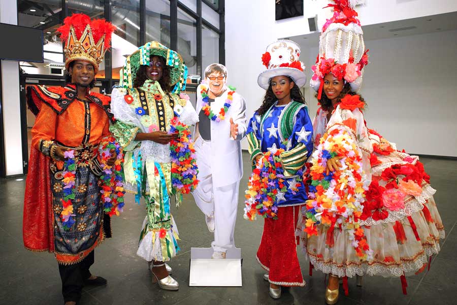 Kostüme vom Carnaval do Rio de Janeiro