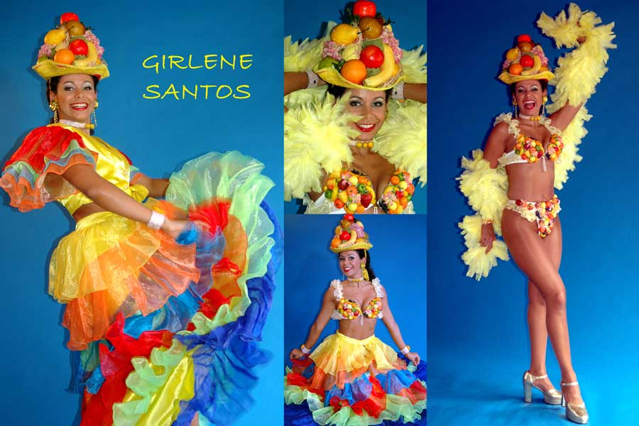 Kostüme vom Carnaval do Rio de Janeiro