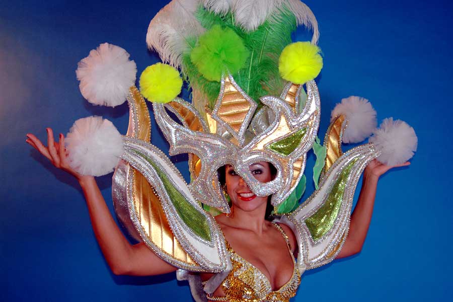 Kostüme vom Carnaval do Rio de Janeiro